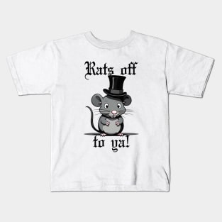 Rats off to ya! - White BG Kids T-Shirt